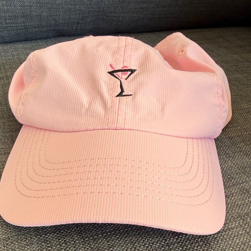 Golftini pink Embroidered Martini Women's Hat